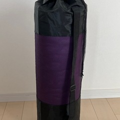 極厚ヨガマット10mm紫パープル+ケースの画像