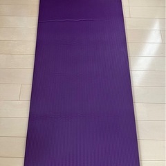 極厚ヨガマット10mm紫パープル+ケースの画像