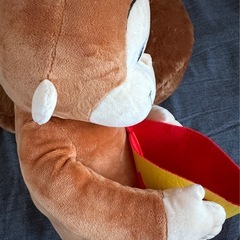 【新品】おさるのジョージ　スペシャル小物入れ付きぬいぐるみの画像
