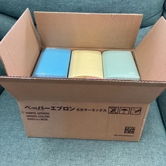 美原店　ペーパーエプロン　5カラーミックス　歯科　ネイル