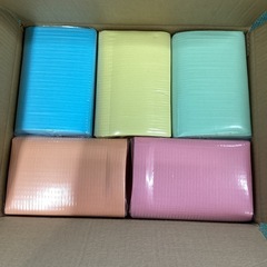 美原店　ペーパーエプロン　5カラーミックス　歯科　ネイルの画像