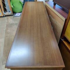 【愛品倶楽部柏店】光家具工業 クラシックデザイン サイドボード エバンス 163LB 入荷希少な大型 ステンドグラス調の画像
