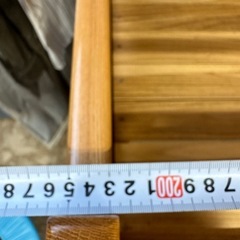 値下げします。木製ハイベッド  ニトリ？の画像