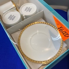 TIFFANY&Co.  カップ&ソーサー 3客の画像