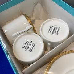 TIFFANY&Co.  カップ&ソーサー 3客の画像