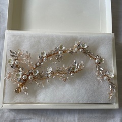 Bliss  ヘアドレス・イヤリングセット　結婚式　ウエディングの画像
