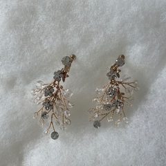 Bliss  ヘアドレス・イヤリングセット　結婚式　ウエディングの画像