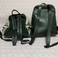 (取引可能)お譲りします！ワケあり レディースリュック 2点の画像