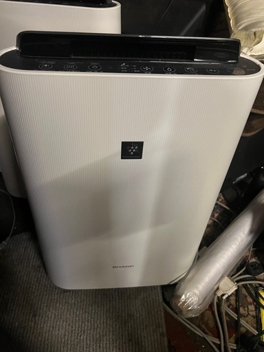 SHARP シャープ プラズマクラスター 加湿空気清浄機 KC-F50-W ホワイト 空調家電 2017年製 中古品