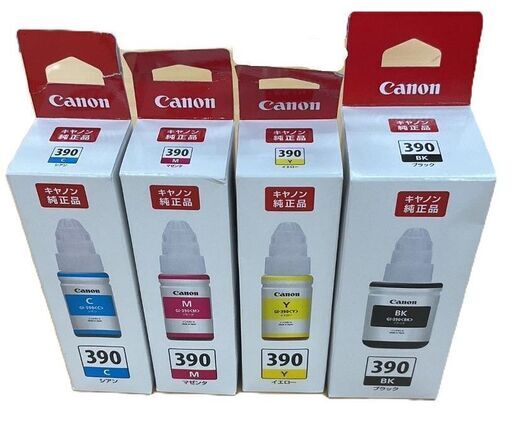 Canon 純正インクボトル GI-390 4色セット