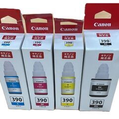 Canon 純正インクボトル GI-390 4色セット