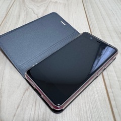 [美品] Rakuten Mini クリムゾンレッド 後期型 SIMフリー アンドロイドスマートフォン 新品専用手帳ケース付きの画像