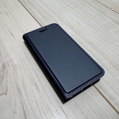 [美品] Rakuten Mini クリムゾンレッド 後期型 SIMフリー アンドロイドスマートフォン 新品専用手帳ケース付きの画像