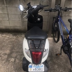 バイク スズキ・レッツ　50cc・ヘルメット付き
