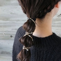 colleca la ヘアアクセサリー シルバーの画像