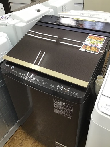 #J-4【ご来店頂ける方限定】TOSHIBA 10.0K洗濯機です