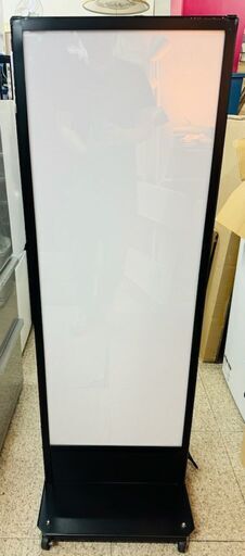 タテヤマアドバンス スタンド看板 キャスター付 AC100V 両面看板 電飾看板 看板 店舗看板 程度良です