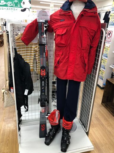 ★ジモティ割あり★ ATOMIC　アトミック スキーセット（板＆ブーツ＆ストック）  W160×D×H27.5 クリーニング済み SJ7329