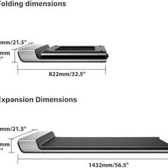 WalkingPad P1 折り畳み式ウォーキングマシンの画像