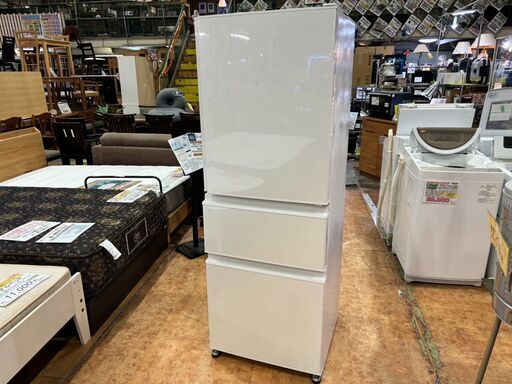 【愛品館 市原店】三菱 2022年製 330L 3ドア冷蔵庫 MR-C33G-W【愛市IR017135-104】