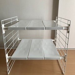 洗面台下　収納(伸び縮みします！)の画像