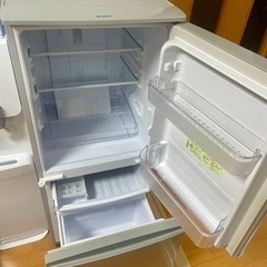 最終値下げ⭐︎【SHARP】2ドア冷蔵庫137L シルバー　