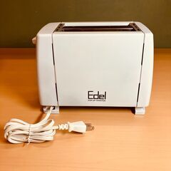 Edel ポップアップトースター MCE-3076（ホワイト）の画像