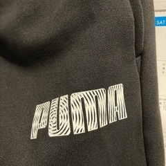 PUMA プーマ 黒 スウェットパンツ 裏微起毛 美シルエットの画像