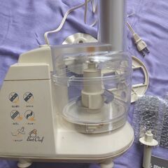 ＃フードプロセッサー　115Ｗ節電タイプで千切り、スライス、おろし、カッター、ホイップの画像