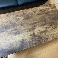 昇降機能付きテーブル/ガス圧/キャスター付/無段階調整【美品】の画像