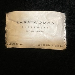 ZARA ライダーズジャケット　黒　サイズM  温かいです！の画像