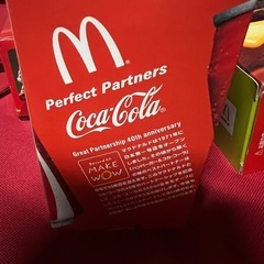 未使用　非売品　6個マクドナルド　コーラコラボ　グラスの画像