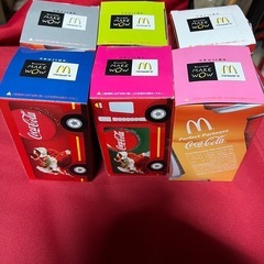 未使用　非売品　6個マクドナルド　コーラコラボ　グラス