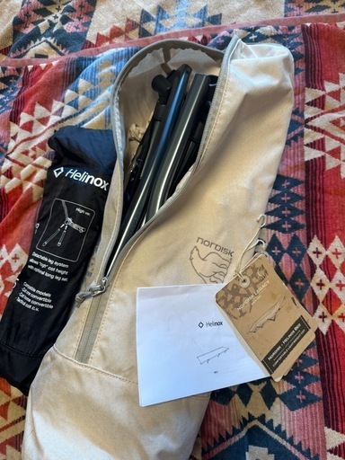 Helinox Nordisk コット 未使用 コットレッグ付