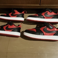 美品　Kidsお揃い👟NIKE COURT BOROUGH LOWの画像