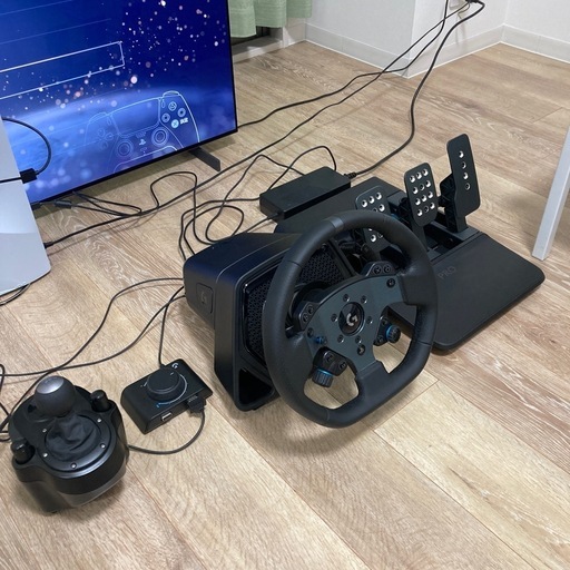 ⭐️引き渡し確定済みLogicool PRO RACING WHEEL Logicool PRO RACING PEDALS DRIVING FORCE SHIFTER LOGICOOL G RACING ADAPTER
