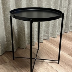 IKEAトレイテーブル　ブラック