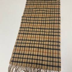 DAKSチェックマフラーの画像