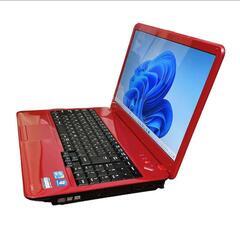 【早い者勝ち】10月分③  HDD320GB搭載 メモリ4GB　赤色ノートパソコン 動作スムーズ 仕事•学業に最適の画像