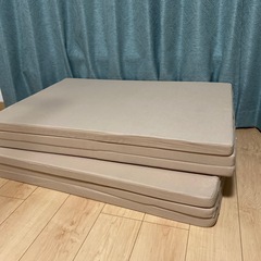 三つ折りマットレス（カバー洗えるタイプ）の画像