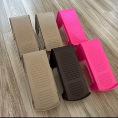 【無料】シューズラック 6個セットの画像