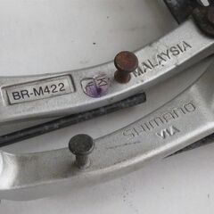 ★シマノ Vブレーキ　BR-M422　シルバーの画像
