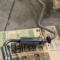 jb23 砲弾マフラー　純正バンパー対応