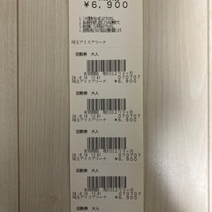 埼玉アイスアリーナ 回数券 5回分