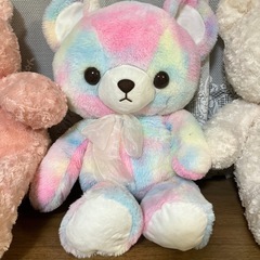 クマのぬいぐるみ3つの画像
