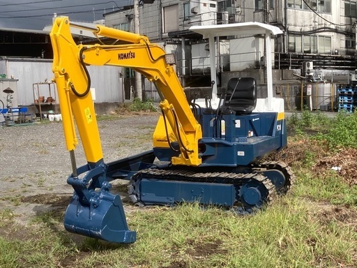 コマツ PC-10-6 ミニユンボ（ミニ油圧ショベル）鉄キャタ 静岡県 富士市発 下取り可能