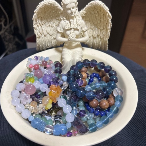 パワーストーンブレスレット  たくさん