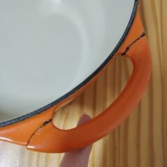 ※ジャンク品※ルクルーゼ【Le Creuset】シグニチャー ココットロンド 両手鍋 22cmの画像