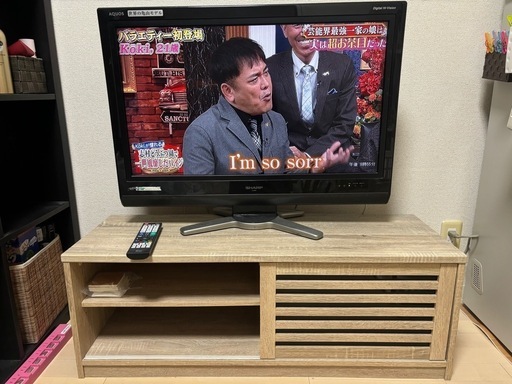 テレビ　テレビ台　セット　SHARP LC-32D30