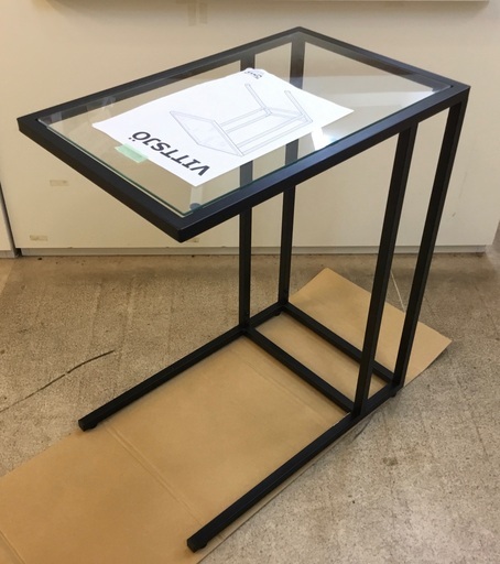 ＜動作美品＞IKEA・VITTSJO・ガラステーブル